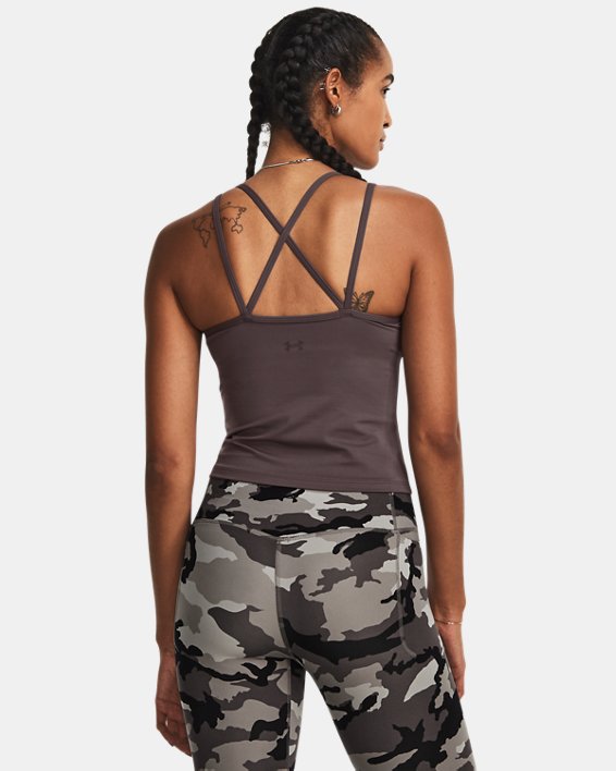 Women's UA Meridian Fitted Tank in Gray image number 1